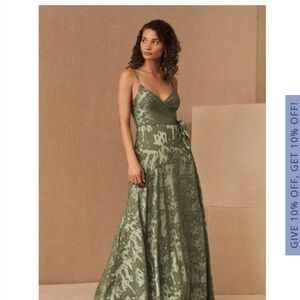 Elegant Green Bridesmaid Dress BHDLN